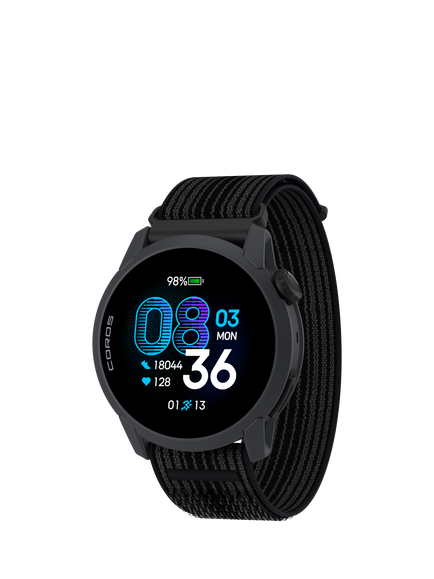 COROS Pace 4 GPS Sports Watch, Silicone Black