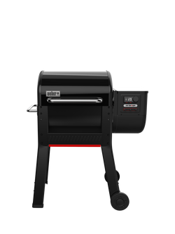 Weber Smoque Smart Pellet Smoker BBQ, Black