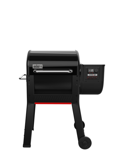 Weber Smoque Smart Pellet Smoker BBQ, Black
