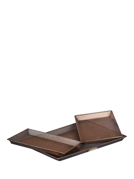 Kadai BBQ Grill Tray Set, 3 Piece, Black