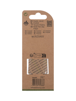 Milward Woven Non-Roll Elastic, W31mm x L1m, White - view 2, White