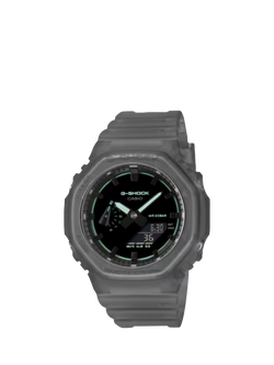 Casio GA-2100K-1AER Men's G-SHOCK Smoked Lights 2100 Watch, Black, Black