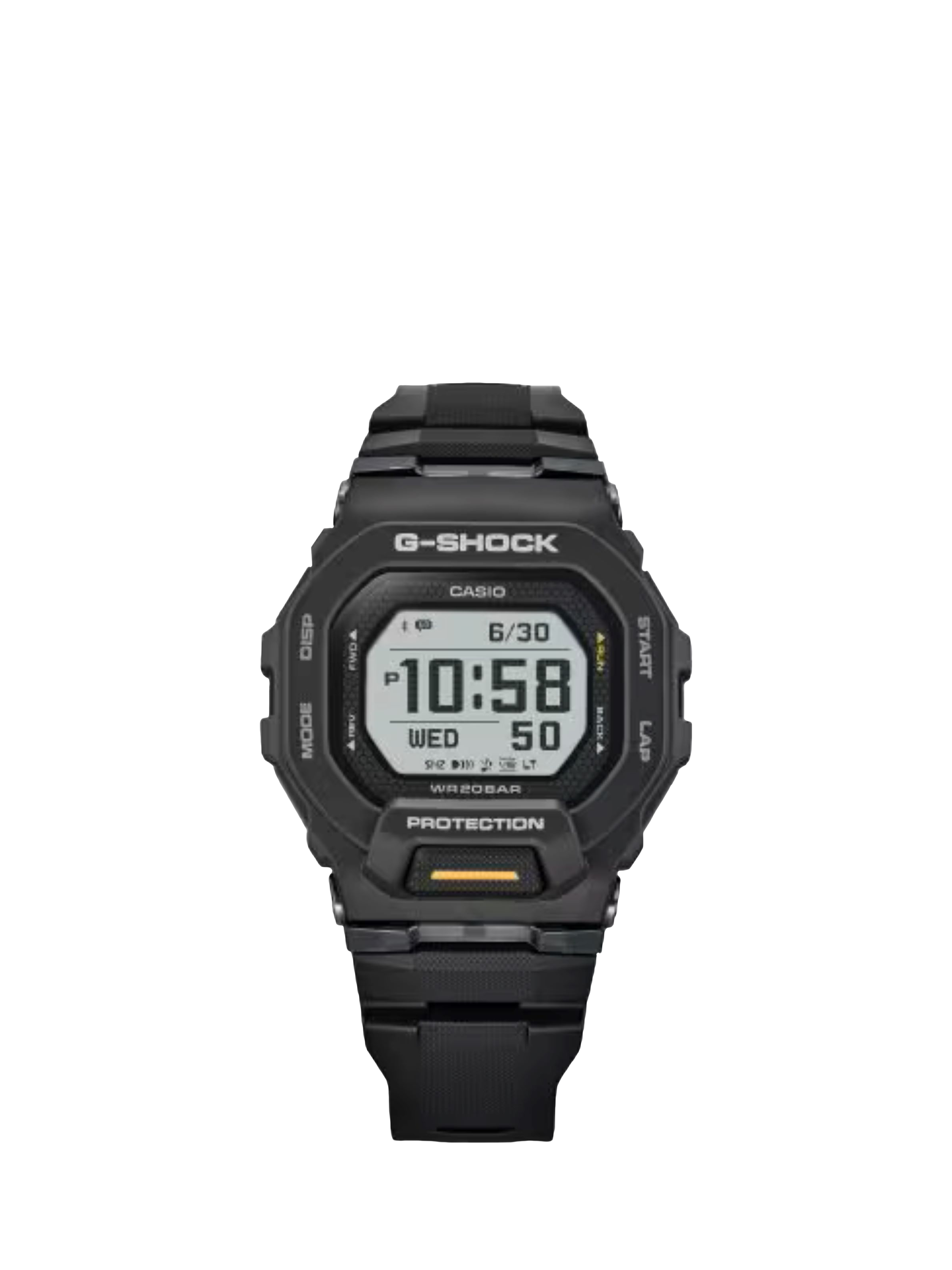 Casio GBD-200-1A1ER Men's Chronograph Workout Watch, Black