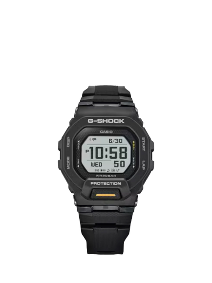 Casio GBD-200-1A1ER Men's Chronograph Workout Watch, Black - view 2, Black