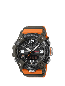 Casio GG-B100X-1A9ER Men's G-Shock Mudmaster Resin Strap Watch, Orange - view 2, Orange