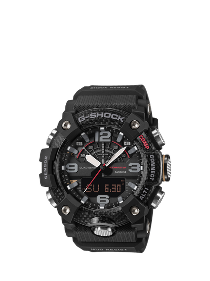 Casio GG-B100X-1AER Men's G-Shock Mudmaster Resin Strap Watch, Black, Black