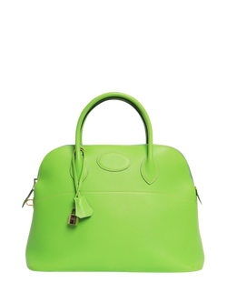 Pre-loved Hermès Vintage 1998 Bolide 35 2-Way Bag, Green, Green