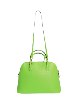 Pre-loved Hermès Vintage 1998 Bolide 35 2-Way Bag, Green - view 2, Green