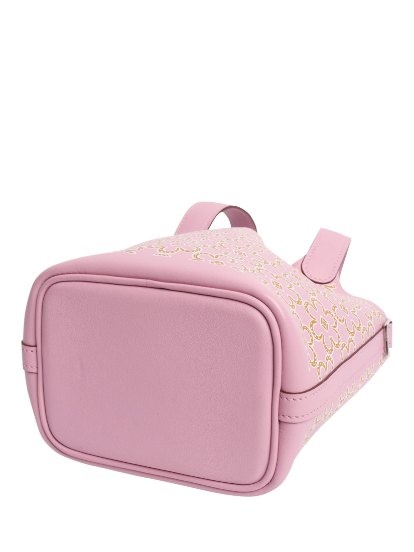 Product image 4 of 8, which shows Pre-loved Hermès Micro Picotin Lucky Daisy Bag, Pink