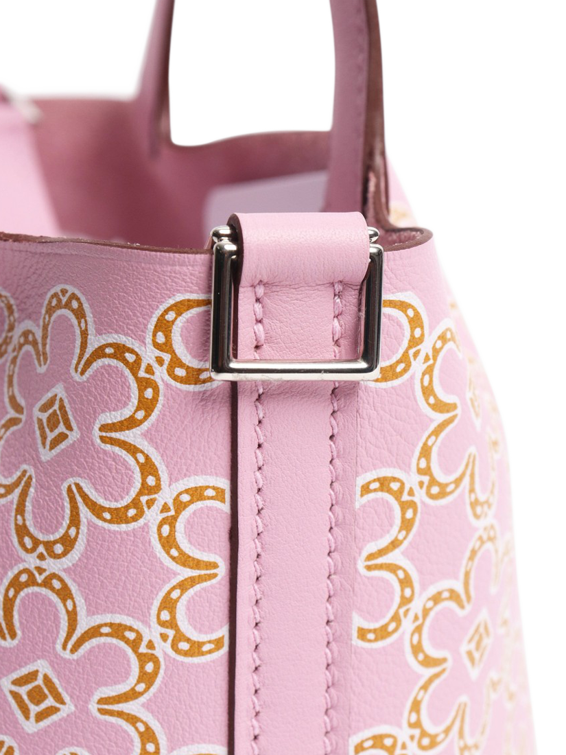Product image 5 of 8, which shows Pre-loved Hermès Micro Picotin Lucky Daisy Bag, Pink