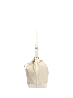 Pre-loved Louis Vuitton Monogram Bucket Bag, Cream - view 2, Cream