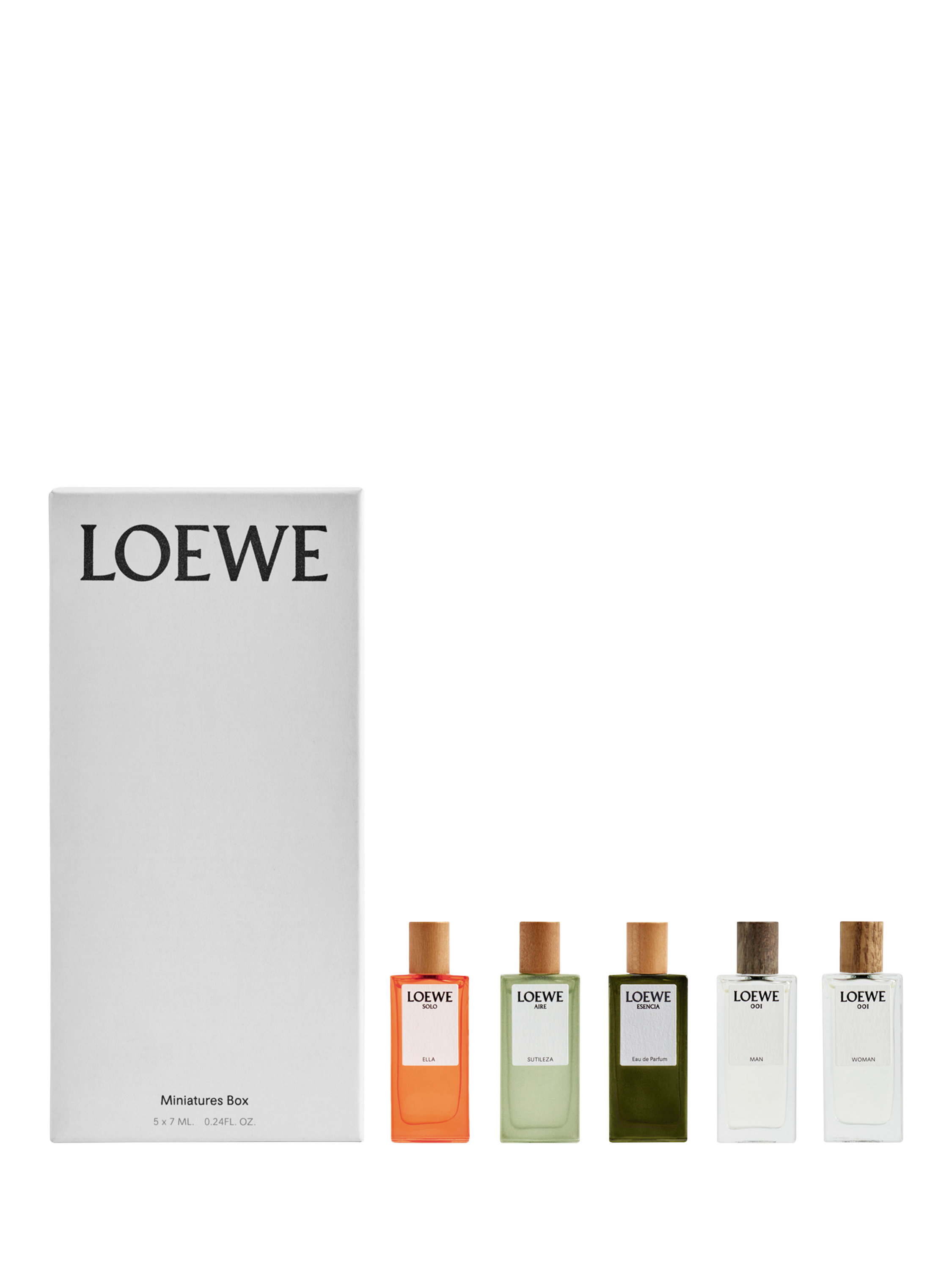 Product image 1 of 7, which shows LOEWE Botanical Rainbow Collection Fragrance Gift Set, 5 x 7ml