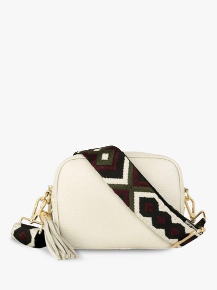 Apatchy London Woven Crossbody Bag Strap, Multi - view 2, Multi