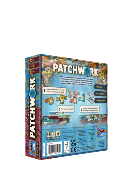 Asmodee Patchwork Refresh Game - view 2, Multi