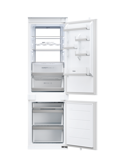 Haier HBW7518CTK Integrated 70/30 Fridge Freezer, White - view 2, White