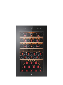 Haier HWS49GA 49 Bottle Wine Cooler, Black - view 2, Black