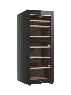 Haier HWS77GDAU1 77 Bottle Wine Cooler, Black - view 2, Black