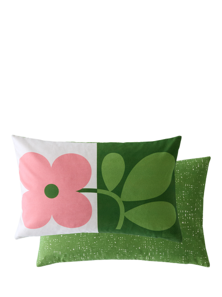 Orla Kiely Floret Cushion, Pink