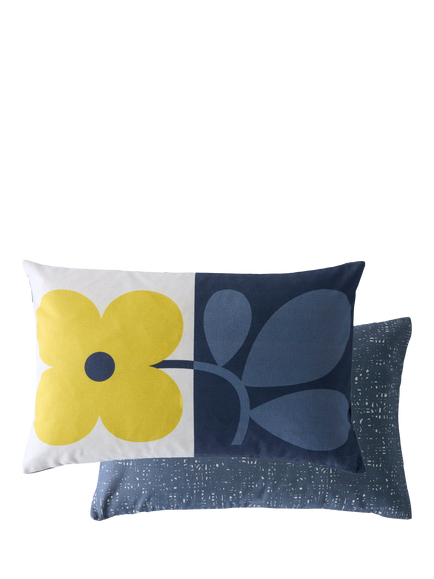 Orla Kiely Floret Cushion, Yellow