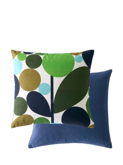 Orla Kiely Bubble Flower Cushion, Green