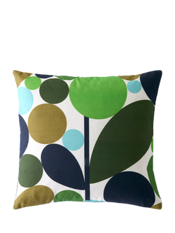Orla Kiely Bubble Flower Cushion - view 2, Green