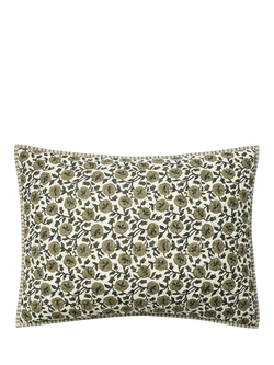 West Elm Laney Floral Quilted Pillowsham, Elm, Elm