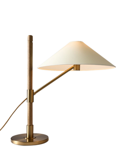 West Elm Devon Table Lamp, Antique Brass, Antique Brass