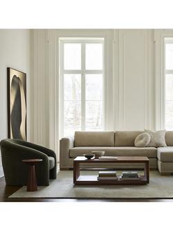 West Elm Berra Chair, Velvet Evergreen - view 2, Evergreen