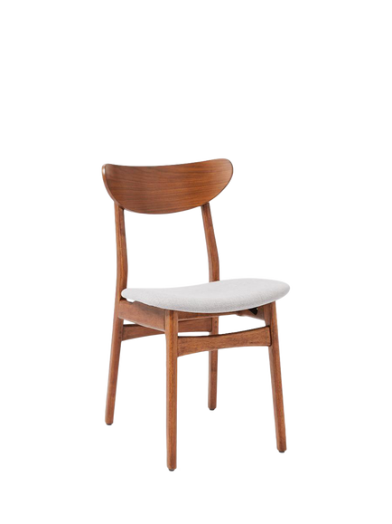 West Elm Classic Café Upholstered Dining Chair, Acorn, Acorn
