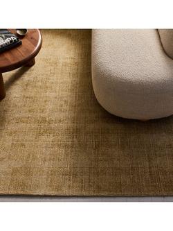 West Elm Glimmer Hand Woven Wool Rich Rug, Honey - view 2, Honey