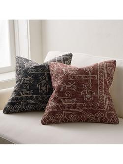 West Elm Cassia Cushion Cover, Midnight - view 2, Midnight