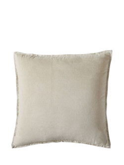 West Elm Classic Cotton Velvet Cushion Cover, Sand, Sand