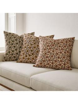 West Elm Laney Cushion Cover, Elm - view 2, Elm