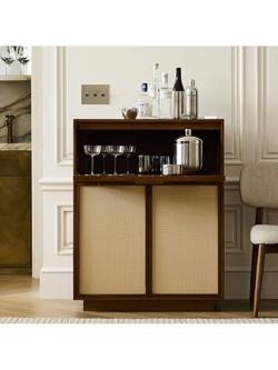West Elm Douglas Bar Cabinet, Cool Walnut - view 2, Cool Walnut