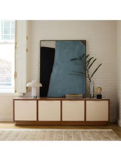 West Elm Douglas Media Console, Cool Walnut - view 2, Cool Walnut