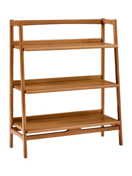 West Elm Mid Century Low Bookcase, Acorn, Acorn