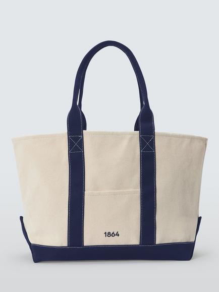John Lewis Cotton Canvas Sail Bag, Navy