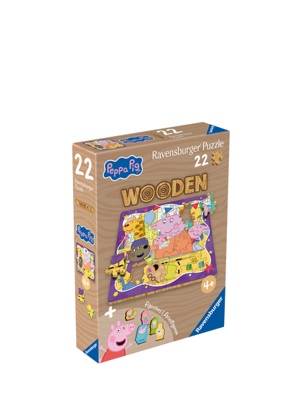 Peppa Pig Wooden Jigsaw Puzzle, 22 Pieces, Multi