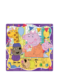 Peppa Pig Wooden Jigsaw Puzzle, 22 Pieces - view 2, Multi