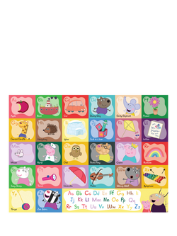 Peppa Pig Ravensburger Alphabet Giant Floor Jigsaw Puzzle, 30 Piece - view 2, Multi