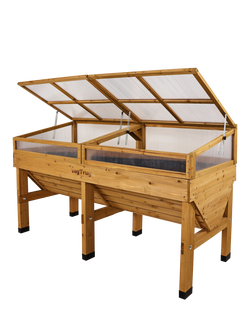 VegTrug Cedar Wood Cold Frame, 1.8m, Natural, Natural