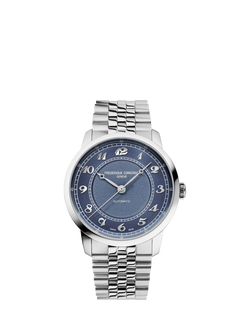 Frederique Constant FC-301BL3B6B Men's Classics Premiere Round Bracelet Strap Watch, Blue, Blue