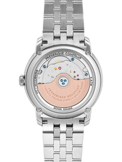 Frederique Constant FC-301BL3B6B Men's Classics Premiere Round Bracelet Strap Watch, Blue - view 2, Blue