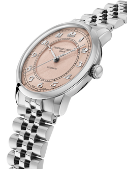 Frederique Constant FC-301SAL3B6B Men's Classics Premiere Round Bracelet Strap Watch, Pink - view 2, Pink