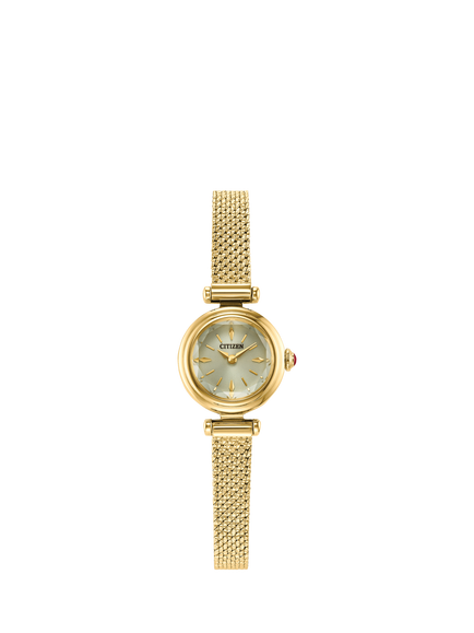 Citizen EG7086-57P Women's Fio Round Bracelet Strap Watch, Gold, Gold