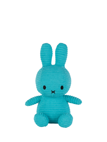 Bon Ton Toys Miffy Corduroy Soft Toy, 23cm, Teal, Teal