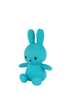 Bon Ton Toys Miffy Corduroy Soft Toy, 23cm, Teal - view 2, Teal