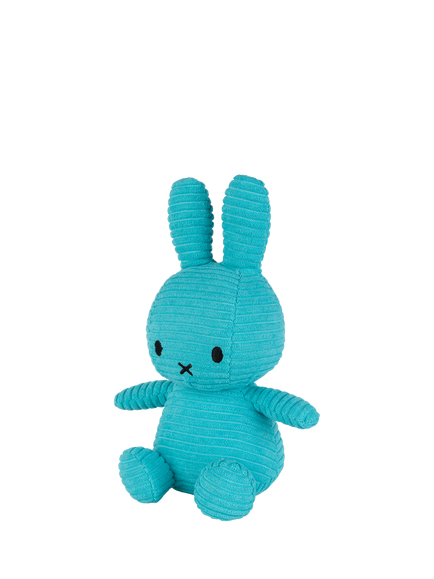 Bon Ton Toys Miffy Corduroy Soft Toy, 23cm, Teal - view 2, Teal