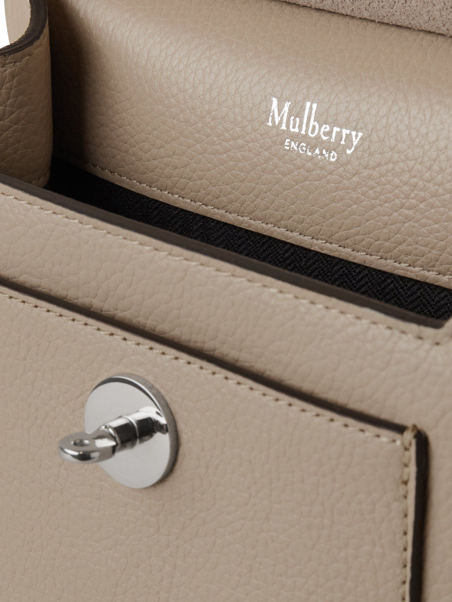 Product image 5 of 5, which shows Mulberry Antony Small Classic Grain Leather Messenger Bag, Dune