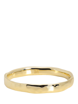 Monica Vinader 14ct Yellow Gold Hammered Ring, Gold